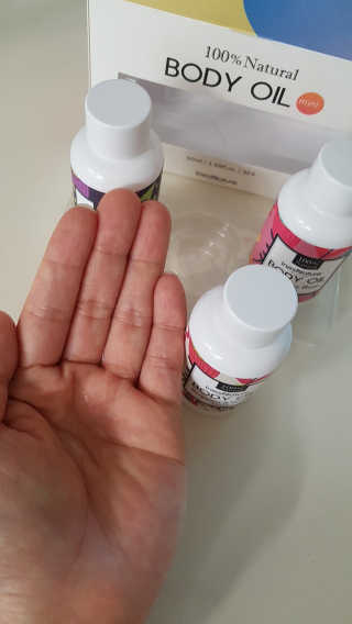 이네스네이쳐 천연 바디오일 미니 3종세트 50ml — 4.67점을 준 리뷰어가 2018년 6월 올린 사용 사진
