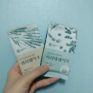 착한습관 귀리쉐이크와 서리태쉐이크 — 5점을 준 리뷰어가 2018년 8월 올린 사용 사진