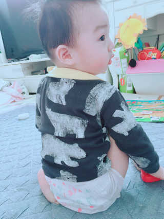 부드러운 헬로키티 기저귀 테이프형 — 5점을 준 리뷰어가 2020년 2월 올린 사용 사진