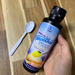 오메가-3스무디 [오메가스무디] 짜먹는 오메가3 DHA 임산부 어린이 — 5점을 준 리뷰어가 2019년 3월 올린 사용 사진