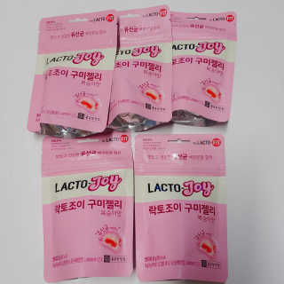 락토조이 구미젤리 복숭아맛 — 5점을 준 리뷰어가 2019년 6월 올린 사용 사진