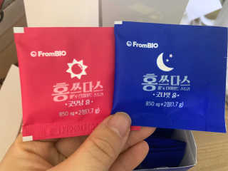 프롬바이오 홍쓰다스 아침,저녁 맞춤형 다이어트식품 14포+14포 — 5점을 준 리뷰어가 2020년 2월 올린 사용 사진