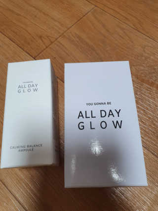 ALL DAY GLOW [올 데이 글로우] 카밍 밸런스 앰플 30ml — 4.5점을 준 리뷰어가 2019년 11월 올린 사용 사진