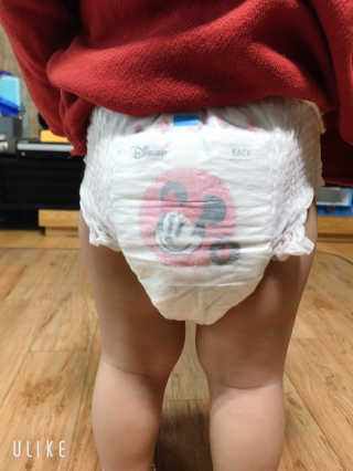 보솜이 베이비케어 팬티형 기저귀 — 5점을 준 리뷰어가 2019년 3월 올린 사용 사진