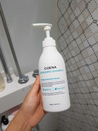 코에나샴푸 500ml — 5점을 준 리뷰어가 2019년 8월 올린 사용 사진
