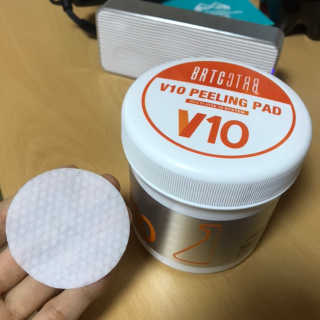 비알티씨 V10 필링패드 — 3점을 준 리뷰어가 2019년 1월 올린 사용 사진