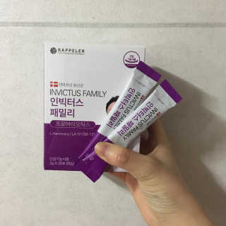 라플레 유해균을 이겨 튼튼한 장으로,  인빅터스 패밀리 — 4.5점을 준 리뷰어가 2019년 3월 올린 사용 사진