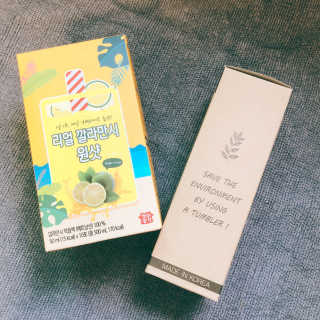 장수농가 리얼깔라만시 원샷 50ml 10팩+보틀 — 5점을 준 리뷰어가 2019년 5월 올린 사용 사진