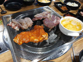[춘여닭숯불닭갈비] 닭갈비 무한 2인+치즈퐁듀+음료수 — 3.5점을 준 리뷰어가 2019년 6월 올린 사용 사진