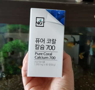 네츄럴굿띵스 퓨어 코랄 칼슘 700 30일분 — 4.83점을 준 리뷰어가 2018년 6월 올린 사용 사진