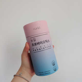눈길 프로바이오틱스 눈길 콜라겐 프로바이오틱스 — 4점을 준 리뷰어가 2019년 11월 올린 사용 사진