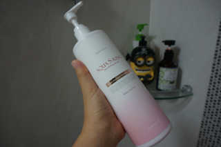아쿠아큐링 아쿠아S링 퓨어리프레싱 헤어케어 500ml — 5점을 준 리뷰어가 2018년 8월 올린 사용 사진