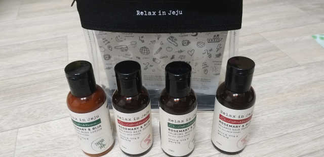 로즈마리 앤 비자 트래블 4종 키트 리뷰 사진