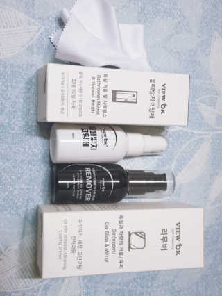 뷰오케이 욕실 화장실 셀프 물때제거 코팅제,리무버 50ml — 4점을 준 리뷰어가 2019년 5월 올린 사용 사진