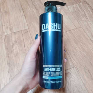 다슈코리아 다슈 데일리 단백질 한방 두피 골드 샴푸 500ml — 5점을 준 리뷰어가 2019년 9월 올린 사용 사진