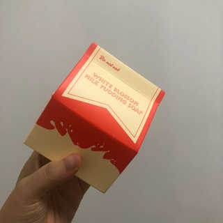 포피엠테라피 화이트 블라썸 밀크 푸딩솝 — 3.5점을 준 리뷰어가 2019년 6월 올린 사용 사진