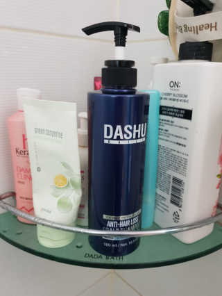 다슈코리아 다슈 데일리 단백질 한방 두피 골드 샴푸 500ml — 4점을 준 리뷰어가 2019년 1월 올린 사용 사진