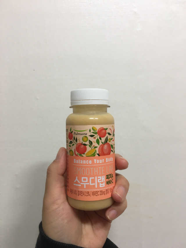 스무디랩 피치&비타 리뷰 사진