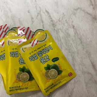 장수농가 리얼깔라만시 원샷 50ml 10팩+보틀 — 4점을 준 리뷰어가 2019년 5월 올린 사용 사진