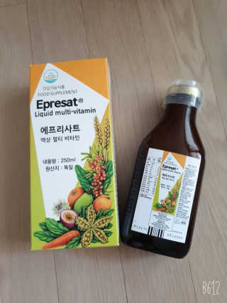 살루스 에프리사트 액상 멀티 비타민 — 5점을 준 리뷰어가 2019년 8월 올린 사용 사진
