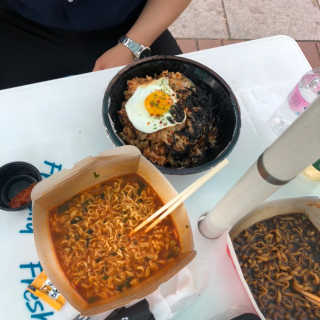 [오스테끼]마약삼겹+김치볶음밥or마약삼겹+제육볶음 — 5점을 준 리뷰어가 2019년 5월 올린 사용 사진