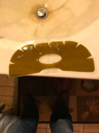 셀비엔 Real kelp facial mask — 3.17점을 준 리뷰어가 2017년 4월 올린 사용 사진