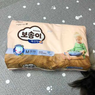보솜이 액션핏 팬티형 — 5점을 준 리뷰어가 2019년 4월 올린 사용 사진