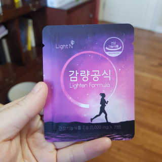 [감량공식] 다이어트 건강기능식품 — 4점을 준 리뷰어가 2019년 12월 올린 사용 사진