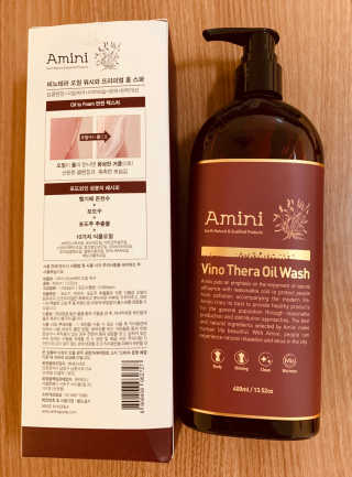 아미니 비노테라 오일워시 400ml 대용량 — 5점을 준 리뷰어가 2019년 9월 올린 사용 사진