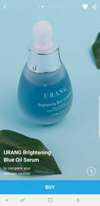 Brightening Blue Oil Serum — 4점을 준 리뷰어가 2018년 8월 올린 사용 사진