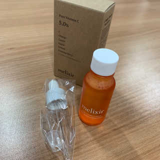 비건화장품 멜릭서 내 피부를 위한 비건케어, 멜릭서 비타민세럼 — 5점을 준 리뷰어가 2019년 4월 올린 사용 사진