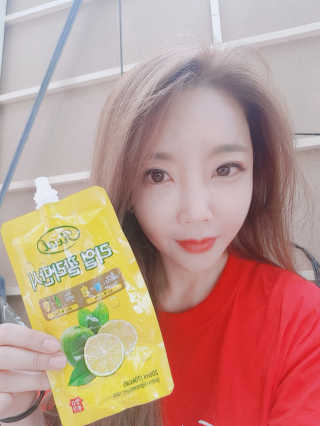 장수농가 리얼깔라만시 — 5점을 준 리뷰어가 2018년 6월 올린 사용 사진