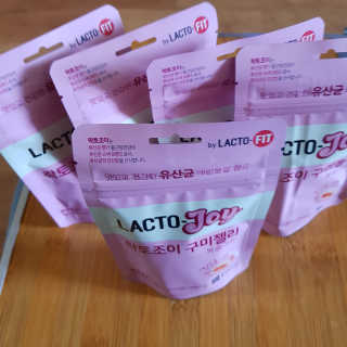 락토조이 구미젤리 복숭아맛 — 5점을 준 리뷰어가 2019년 10월 올린 사용 사진