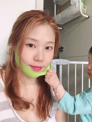 스케덤 시카 리프팅밴드 — 3점을 준 리뷰어가 2019년 5월 올린 사용 사진