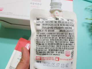 자연원 복다방 2종 100ml 10포씩 — 5점을 준 리뷰어가 2018년 12월 올린 사용 사진