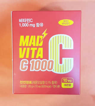 매드비타C 1000 — 5점을 준 리뷰어가 2019년 5월 올린 사용 사진