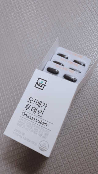 네츄럴굿띵스 오!메가루테인 60일분 — 5점을 준 리뷰어가 2019년 8월 올린 사용 사진