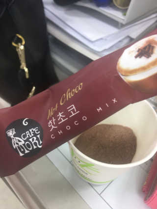 (주)쟈뎅 쟈뎅 까페모리 핫초코 50개입 — 4점을 준 리뷰어가 2017년 12월 올린 사용 사진