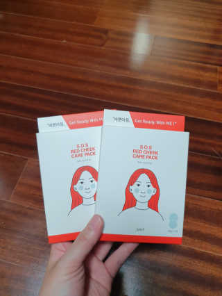자이엘 S.O.S 레드 칙 케어팩 2 Box — 4점을 준 리뷰어가 2019년 10월 올린 사용 사진