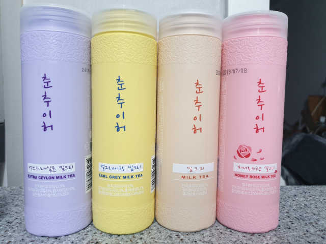 [GS25] 춘추이허 밀크티 4종 리뷰 사진