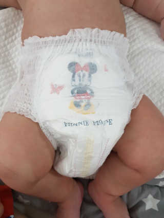 보솜이 베이비케어 팬티형 기저귀 — 5점을 준 리뷰어가 2019년 2월 올린 사용 사진
