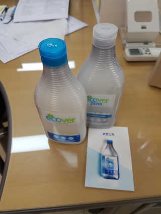 에코버 친환경 주방세제 450ml 무향+카모마일향 — 5점을 준 리뷰어가 2018년 12월 올린 사용 사진