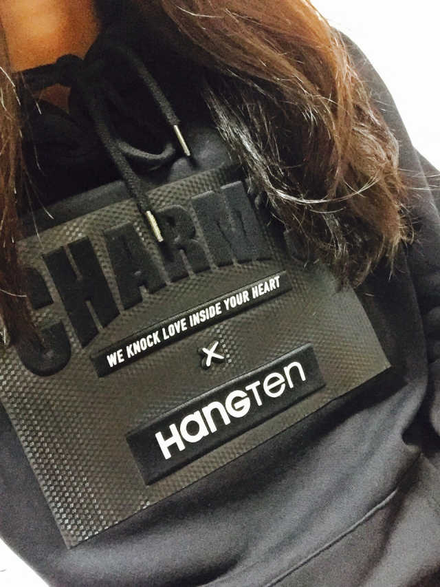 행텐 X 참스 콜라보레이션 후드티 리뷰 사진