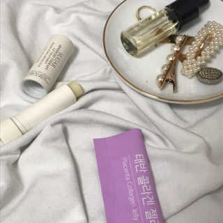 네츄럴굿띵스 태반 콜라겐 젤리 15포 — 4점을 준 리뷰어가 2018년 12월 올린 사용 사진