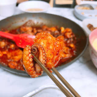 바담가 불타는 쭈꾸미 볶음 만찬 set — 5점을 준 리뷰어가 2019년 12월 올린 사용 사진