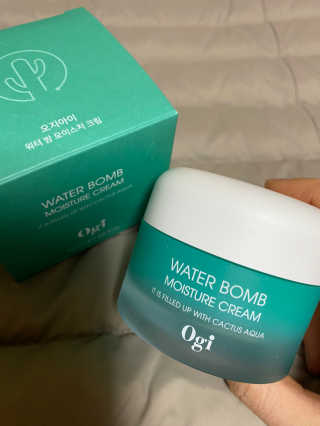 오지아이 워터 밤 모이스처 크림 50ml — 4.5점을 준 리뷰어가 2020년 2월 올린 사용 사진