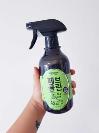 더블유드레스룸 페브클린 500ml — 4.33점을 준 리뷰어가 2018년 8월 올린 사용 사진