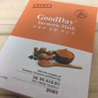 GoodDay Skincare GoodDay 강황 마스크 — 5점을 준 리뷰어가 2019년 5월 올린 사용 사진