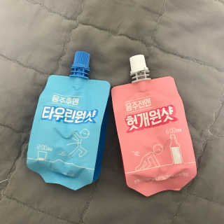 천호식품 숙취해서 헛개원샷, 타우린원샷 술푼너에게 — 4점을 준 리뷰어가 2017년 12월 올린 사용 사진