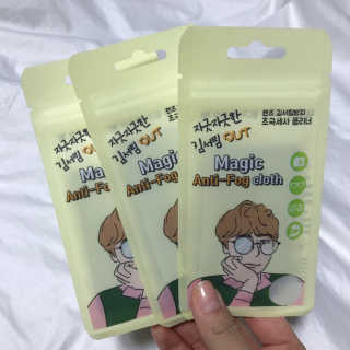 김서림방지 안경닦이 Magic Anti Fog Cloth 렌즈 김서림방지 클리너 — 5점을 준 리뷰어가 2019년 11월 올린 사용 사진